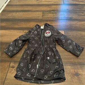 Minnie mouse rain jacket with bow hood size 3T